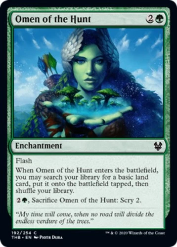 x1 Omen of the Hunt - Theros Beyond Death - NM - MTG - Image 1 of 1