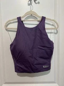 5.11 Tactical PT-R Catalyst Sports Bra Purple Size Large Womens - Picture 1 of 7