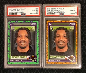 🔥🏈 2024 Score A Treat #26 - Jayden Daniels - SEQUENTIAL PSA # - PSA 10's 🏈🔥 - Picture 1 of 2