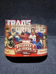 2006 Transformers Robot Heroes 2 Pack Mirage / Starscream Figures  - Picture 1 of 6