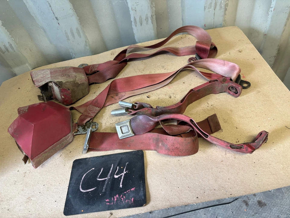 1981 82 83 84 1987 C10 K10 K5 Chevrolet GMC cinturones de seguridad muy ásperos conjunto de cinturones de seguridad O Foto 1 de 4