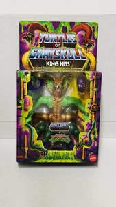 MOTU X TURTLES OF GRAYSKULL KING HISS DELUXE FIGURE MATTEL 2025 - Picture 1 of 5