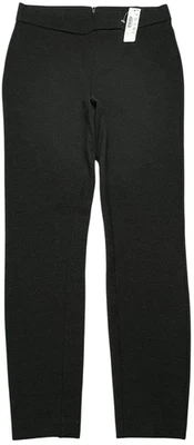 J Crew Leggings Womens (PM) Charcoal Heather Pixie Ponte Stretch Back Zip NWT - Image 1 of 4