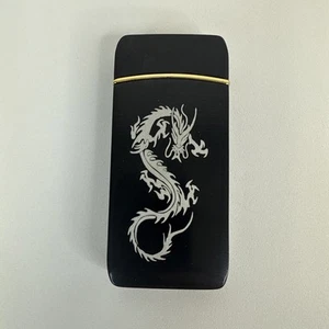 Accendino Elettrico USB Ricaricabile Plasma Arco Antivento Senza Fiamma Drago Nero 🐉 - Foto 1 di 10