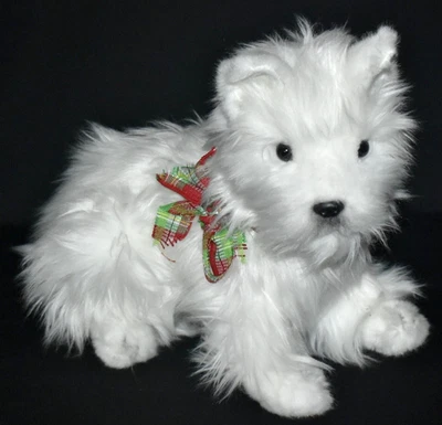 HANSA 2010 Portrait Of Nature Plush 12" West Highland Terrier Sitting Puppy Dog - Image 1 of 4