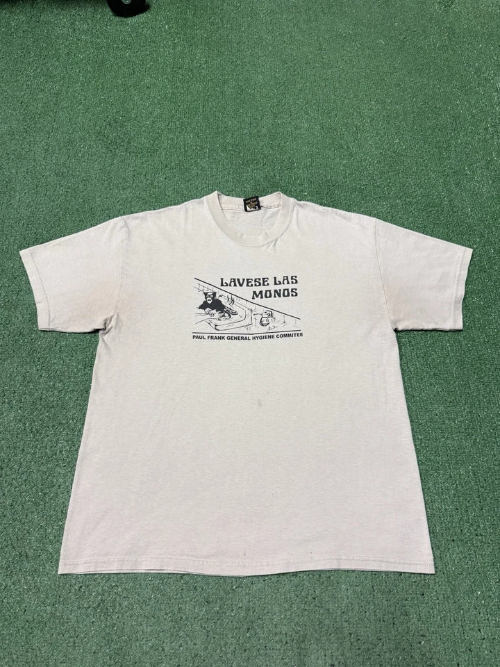 Camisa De Colección Y2K Paul Frank Comité de Higiene General Para Hombres Grande Mono Hecha en EE. UU. Foto 1 de 4