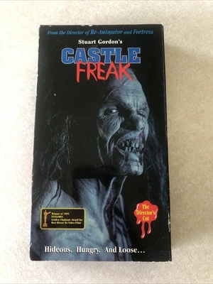 1995 VHS Castle Freak, Horror Cult Movie, Stuart Gordon, Director’s Cut - Image 1 of 4