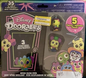 Disney Doorables Neon Glow Peek 5 Figuren Mystery Figuren Kinder Spielzeug NEU - Bild 1 von 2