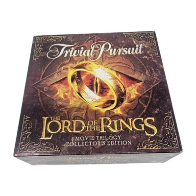 Lord of the Rings Movie Trilogy Trivial Pursuit Board Game New Open Box - Image 1 of 4
