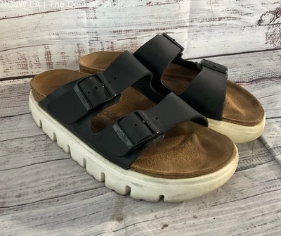 Birkenstock Papillio Arizona Chunky Sandals Black 9 - Image 1 of 4