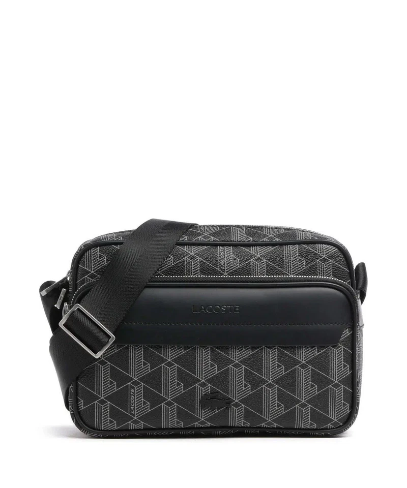 Lacoste The Blend Crossbody Bag - Black & Grey Colors - New Model - Image 1 of 4