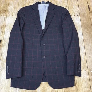 Blazer Crosby Howard ventana sin estructura Tollegno 1900 lana talla 36S - Imagen 1 de 10