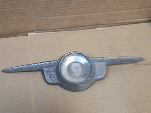 1952 52 Plymouth Hood Emblem Base 1456325 Cranbrook Concord Front Trim - Picture 1 of 8