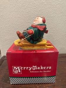 Department 56 Merry Makers Solomon the Sledder Friar MINT With Box Dept 56 - Picture 1 of 1