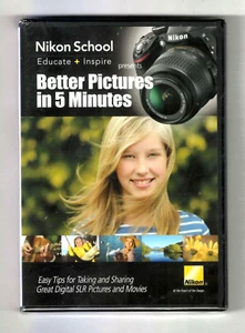 NEW SEALED DVD: BETTER PICTURES IN 5 MINUTES, NIKON SCHOOL, Photos & Movies Tips - Picture 1 of 3