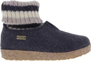 Zoccoli stivali pantofole Haflinger donna Grizzly Kristina taglia 38 EU/7 US grigio $150 - Foto 1 di 5