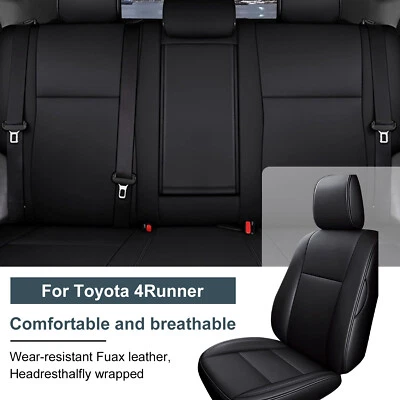 For Toyota 4Runner 2011-2022 Car 7-Sest Covers Custom Cushion Pad Black Foto 1 de 4