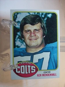1976 Topps Football Card #482 Ken Mendenhall (91561) - Picture 1 of 2