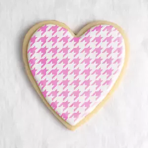 Houndstooth Cookie Stencil - Durable & Reusable Mylar Stencils - Picture 1 of 6