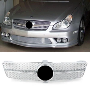 Chrome Front Grill Grille For Mercedes-Benz W219 CLS CLASS 2008 2009 2010 2011 - Picture 1 of 10