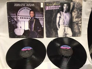 Lot of 2 JERMAINE JACKSON 12" Vinyl LP Record Self Titled + Precious Moments S/T - Picture 1 of 12