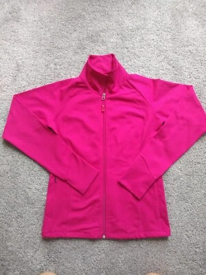 Ellen Tracy Womens Jacket Pink Zip Up Activewear Jacket Size Small - Image 1 of 4