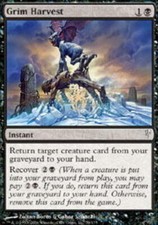 [1x] Grim Harvest - Foil - Slight Play, English - ColdSnap MTG Magic