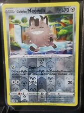 Pokemon Galarian Meowth GB 180/264 Reverse Holo Card SealedinSleeve monst14