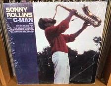 SONNY ROLLINS PLAYS G-MAN FILM SAXOPHONE COLOSSUS MILESTONE JAZZ LP