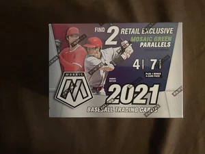 2021 Panini Mosaic Baseball Blaster Box New Sealed Autograph? 2 Exclusive Green - Picture 1 of 5