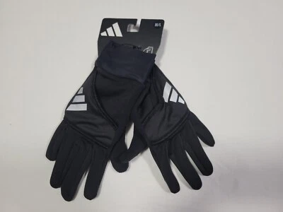 Adidas Warm COLD.RDY Running Comfort Gloves Black  Adult Mens Touch Screen - Image 1 of 4