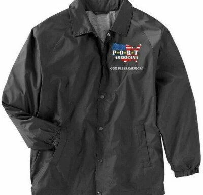 LOGOTIPO PORTO AMERICANO*DEUS ABENÇOE AMERICA.*JAQUETA BORDADA 1 LADO STAFF - Imagem 1 de 3