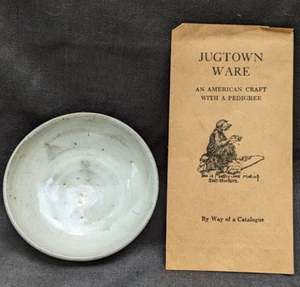 VTG 1939 JUGTOWN WARE POTTERY CHINESE WHITE BOWL RARE BUSBEE STEEDS NC BROCHURE - Picture 1 of 13