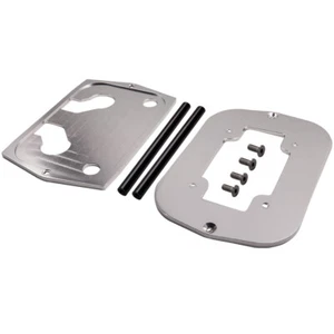 Silver Hold Down Clamps Battery Bracket Tray Fit for 34/78 Optima Battery - Picture 1 of 12
