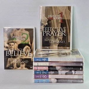 Kenneth Copeland Prayer Series 1-2 & 4-9 DVD Set Christian Learn How To Pray - Foto 1 di 24