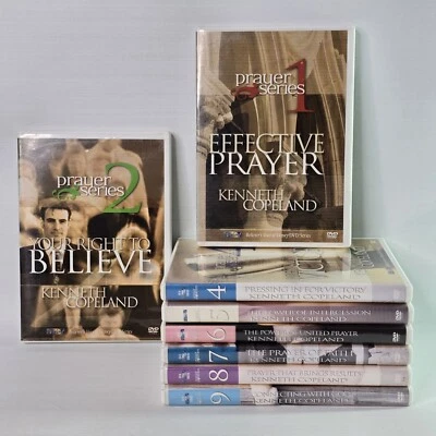 Kenneth Copeland Prayer Series 1-2 & 4-9  DVD Set Christian Learn How To Pray - Image 1 of 4