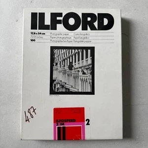 Ilford Ilfospeed 2.1M Fotopapier 100 Blatt 17,8 x 24cm Neu - Bild 1 von 2