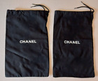 Pair 100% Authentic Chanel Shoelace Ties Drawstring Shoes Dust Bag 8?X12.75?