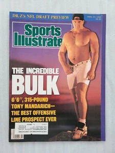 04/24/1989 Sports Illustrated The Incredible Bulk: Tony Mandarich - Picture 1 of 5