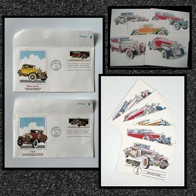 Sc #2381-2385 Classic Cars FDC/Postcards Bundle 22 - Fleetwood 1988 - Image 1 of 4