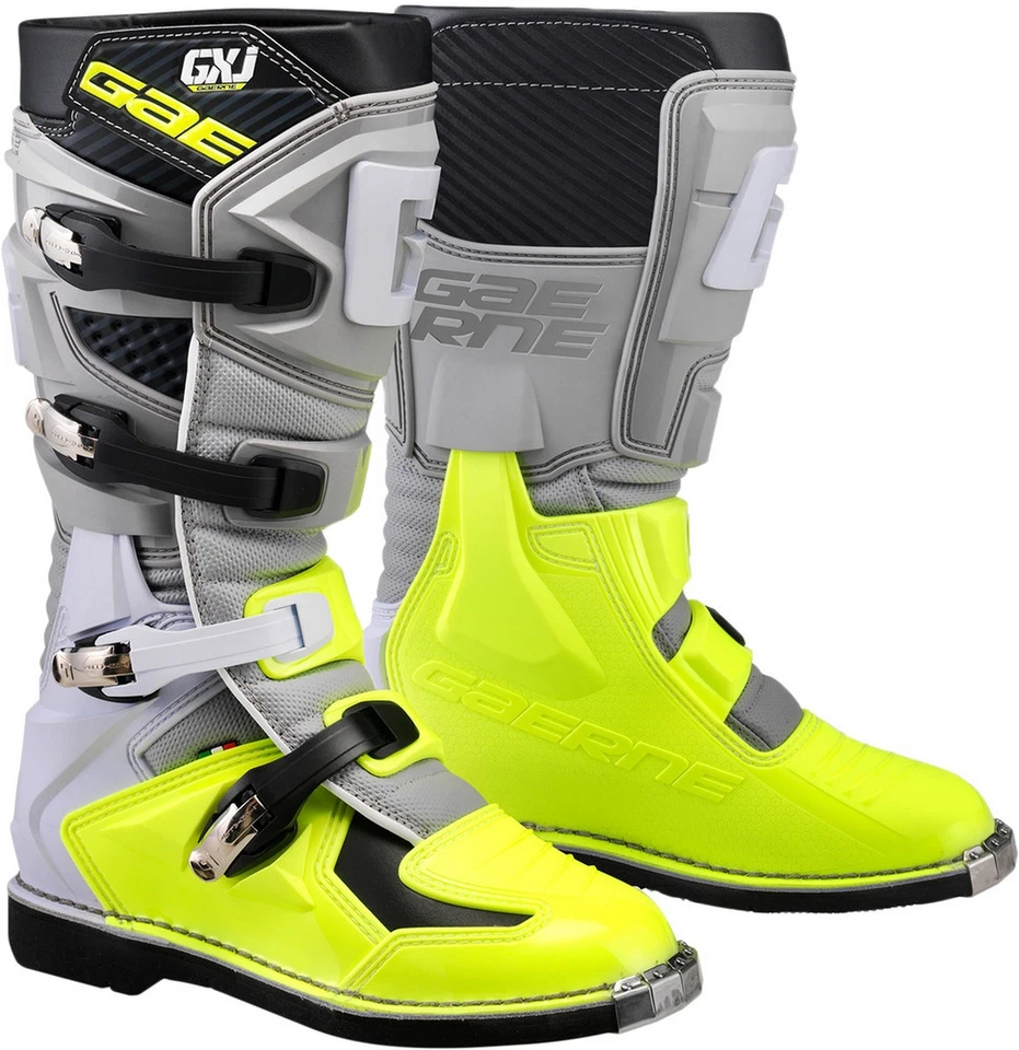 Botas todoterreno Gaerne GXJ Youth MX gris/amarillo fluorescente Foto 1 de 1