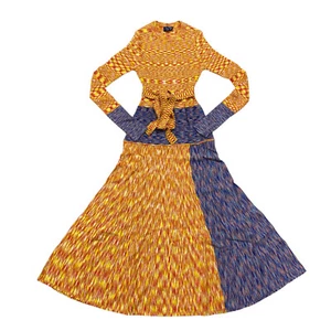 Scoop Womens Size XS 0-2 Spacedyed Dress Colorblock Spacedye - Picture 1 of 9