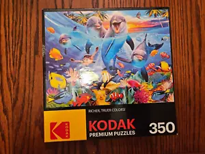 Verspielte Delfine 350-teiliges Kodak Premium Puzzle - Bild 1 von 5