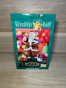 Figura de porcelana Grandeur Noel Santa del Mundo 1920 EE. UU. con caja NUEVA - Imagen 1 de 4