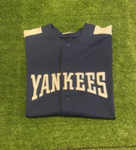 Vintage New York yankees jersey mens extra large blue white starter 90s 5 - Picture 1 of 10
