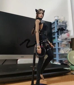 1/6 Female Sensual Catwoman Clothes Set Model Fits 12 ”ph Tbl Action Figure Body - Picture 1 of 7
