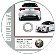 Alfa Romeo Giulietta (2010-13) manuale tecnico e di riparazione - repair manual