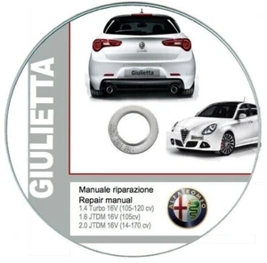 Alfa Romeo Giulietta (2010-13) Manual Técnico Y De Reparación En CD - Imagen 1 de 6