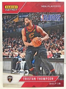 Tristan Thompson 2017-18 Panini Instant NBA Playoffs #114 - SP /97 - CAVALIERS