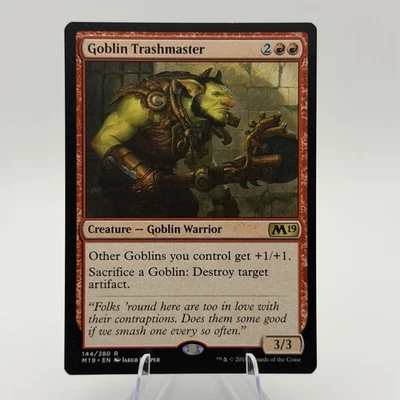 Magic MTG: Goblin Trashmaster - Core Set 2019 (M19) #144 (Near Mint)  Rare - Image 1 of 2